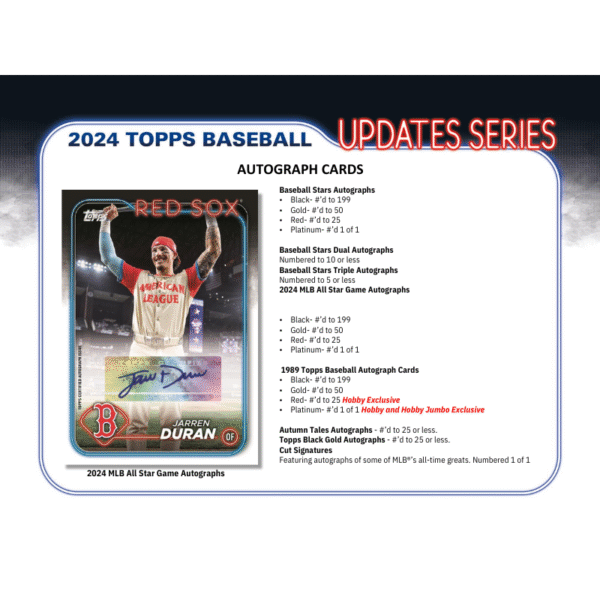 2024 Topps Update Series Baseball Jumbo Box - Image 5