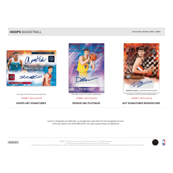 2024/25 Panini Hoops Basketball Hobby Box - Image 3
