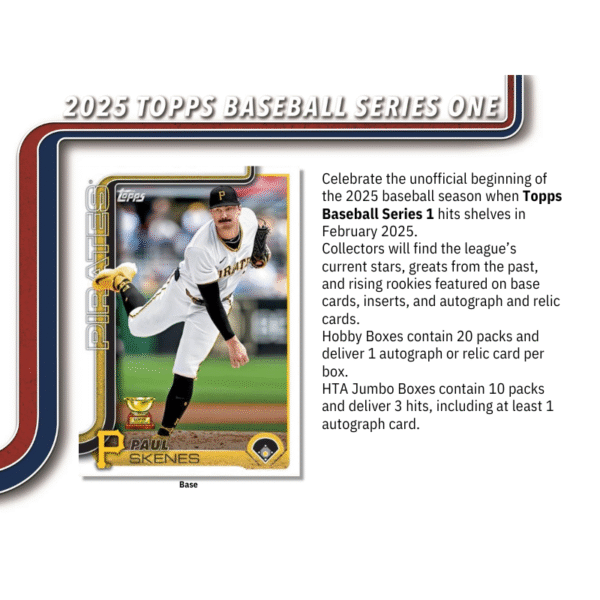 2025 Topps Series 1 Baseball Hobby Box - Image 2