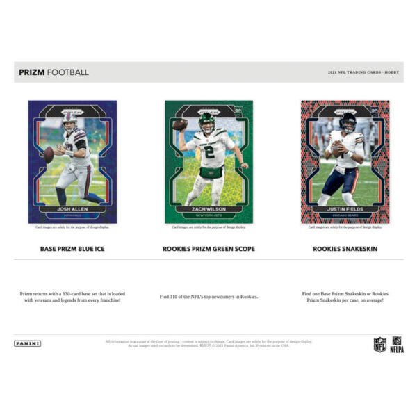 2021 Panini Prizm Football Hobby Box - Image 2