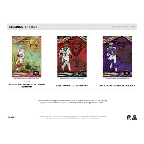 2023 Panini Illusions Football Hobby Box - Image 3