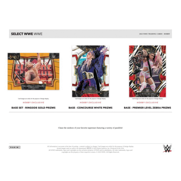 2023 Panini Select WWE Hobby Box - Image 2
