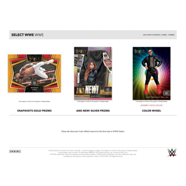 2023 Panini Select WWE Hobby Box - Image 3