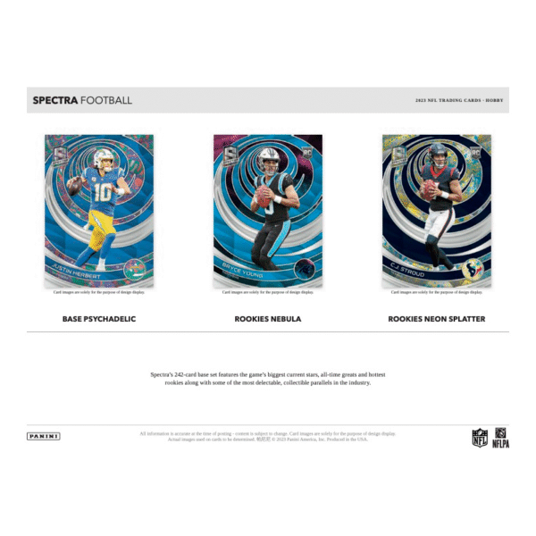 2023 Panini Spectra Football Hobby Box - Image 2