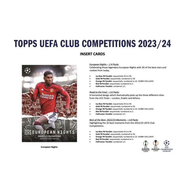 2023/24 Topps UEFA Competitions Club Soccer Hobby Box - Image 4