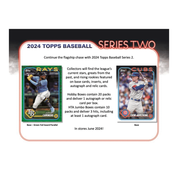 2024 Topps Series 2 Baseball Jumbo Box - Image 2