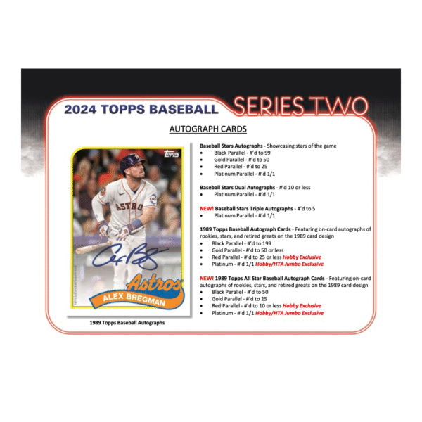 2024 Topps Series 2 Baseball Jumbo Box - Image 10