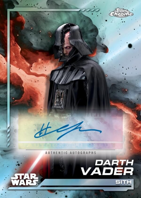 Star Wars 2024 Topps Chrome Hobby Trading Card Box 1 Autographed Card - Image 9