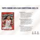 2023/24 Topps UEFA Club Competitions Chrome Soccer Jumbo Box