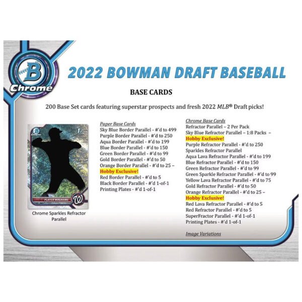 2022 Bowman Draft Baseball Jumbo Hobby Box - Image 3