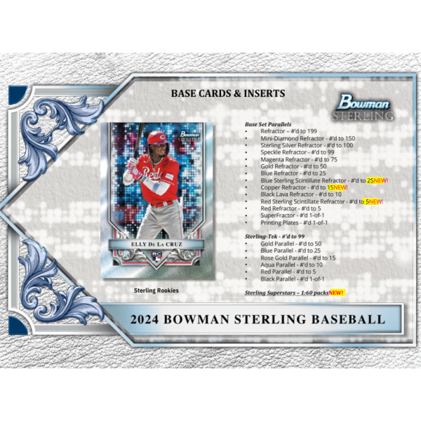 2024 Bowman Sterling Baseball Hobby Box - Image 4