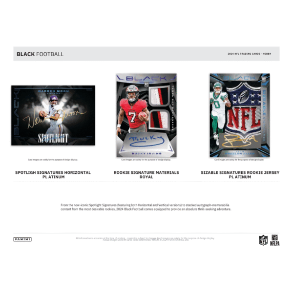 2024 Panini Black Football Hobby Box - Image 5