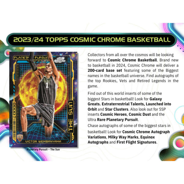 2023/24 Topps Cosmic Chrome Basketball Hobby Box - Image 2