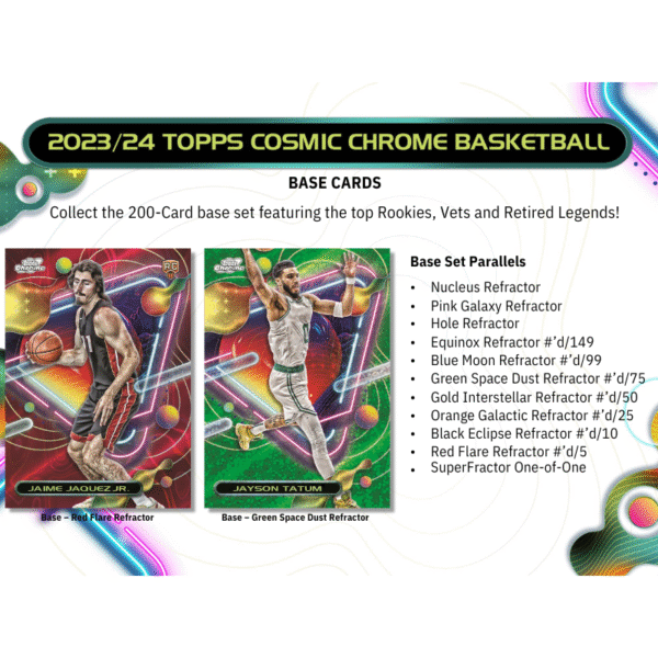 2023/24 Topps Cosmic Chrome Basketball Hobby Box - Image 3