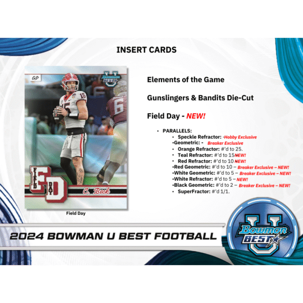 2024 Bowman University Best Football Breaker's Delight Box - Image 5