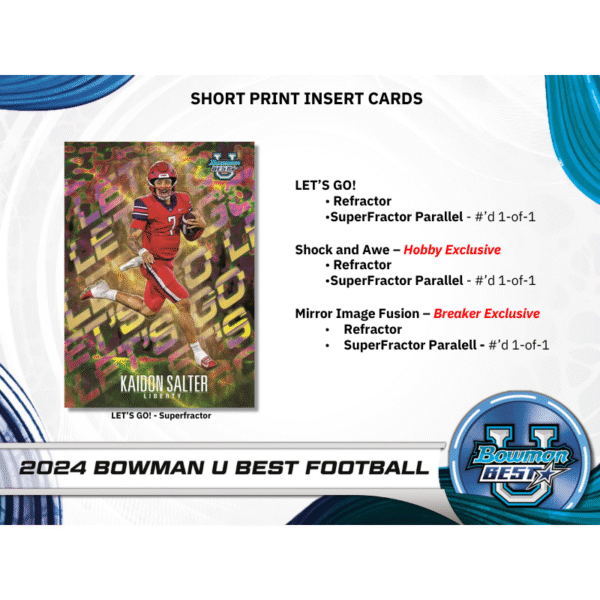 2024 Bowman University Best Football Breaker's Delight Box - Image 6