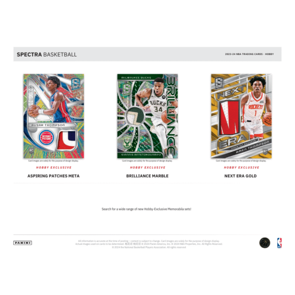 2023/24 Panini Spectra Basketball Hobby Box - Image 5