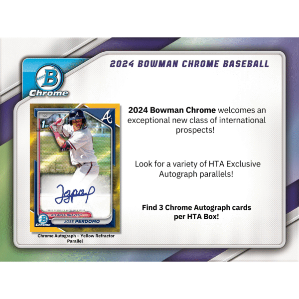 2024 Bowman Chrome Baseball HTA Choice Box - Image 2